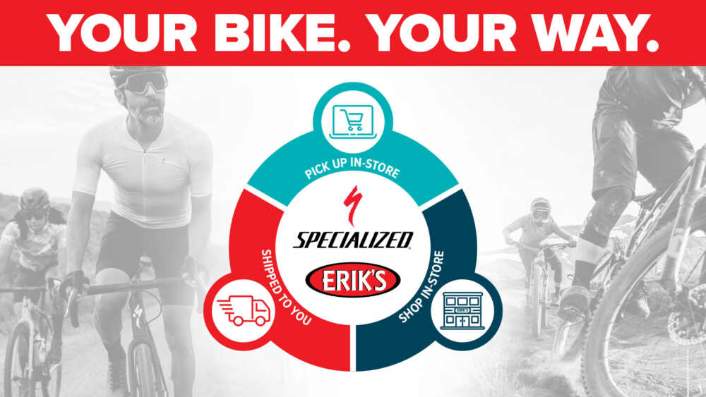 Your Bike, Your Way — ERIK’S Partnering With Specialized