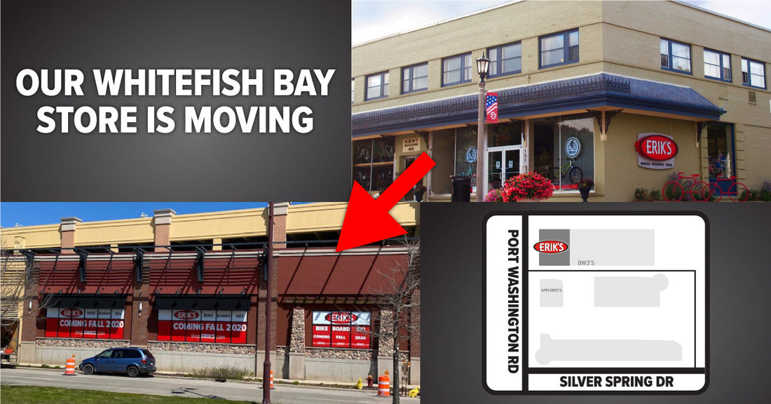 ERIK’S Whitefish Bay Shop Relocates to Glendale, Wisconsin!