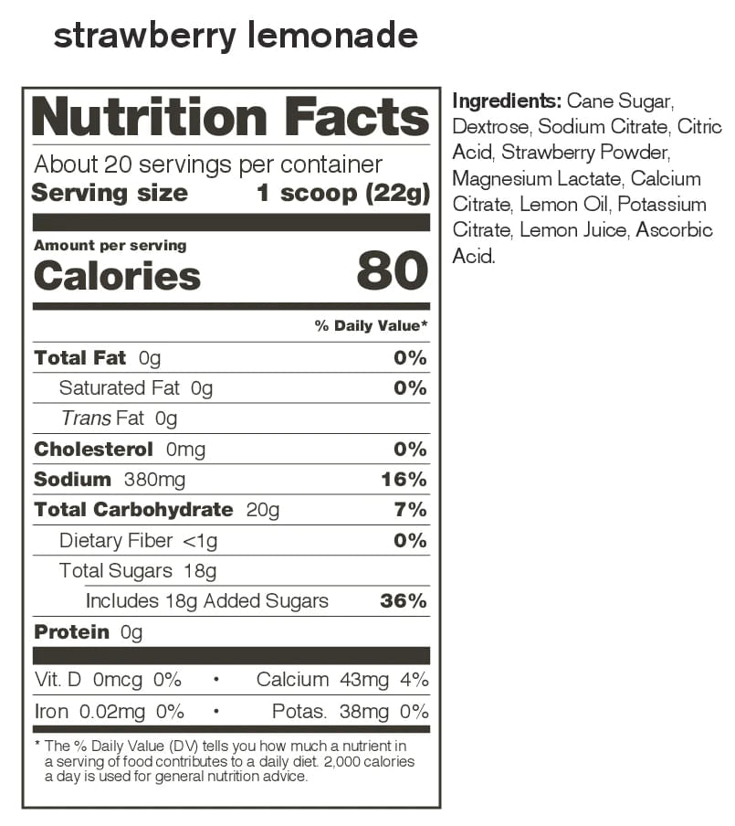 Hydration-Mix_No_Color-STRAWBERRY LEMONADE-Size-20 Servings