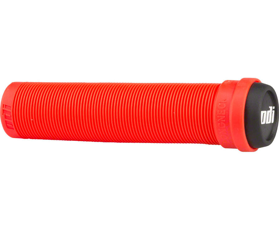 Flangeless-BMX-Grips_Yes_Color-FIRE RED-Size-Standard