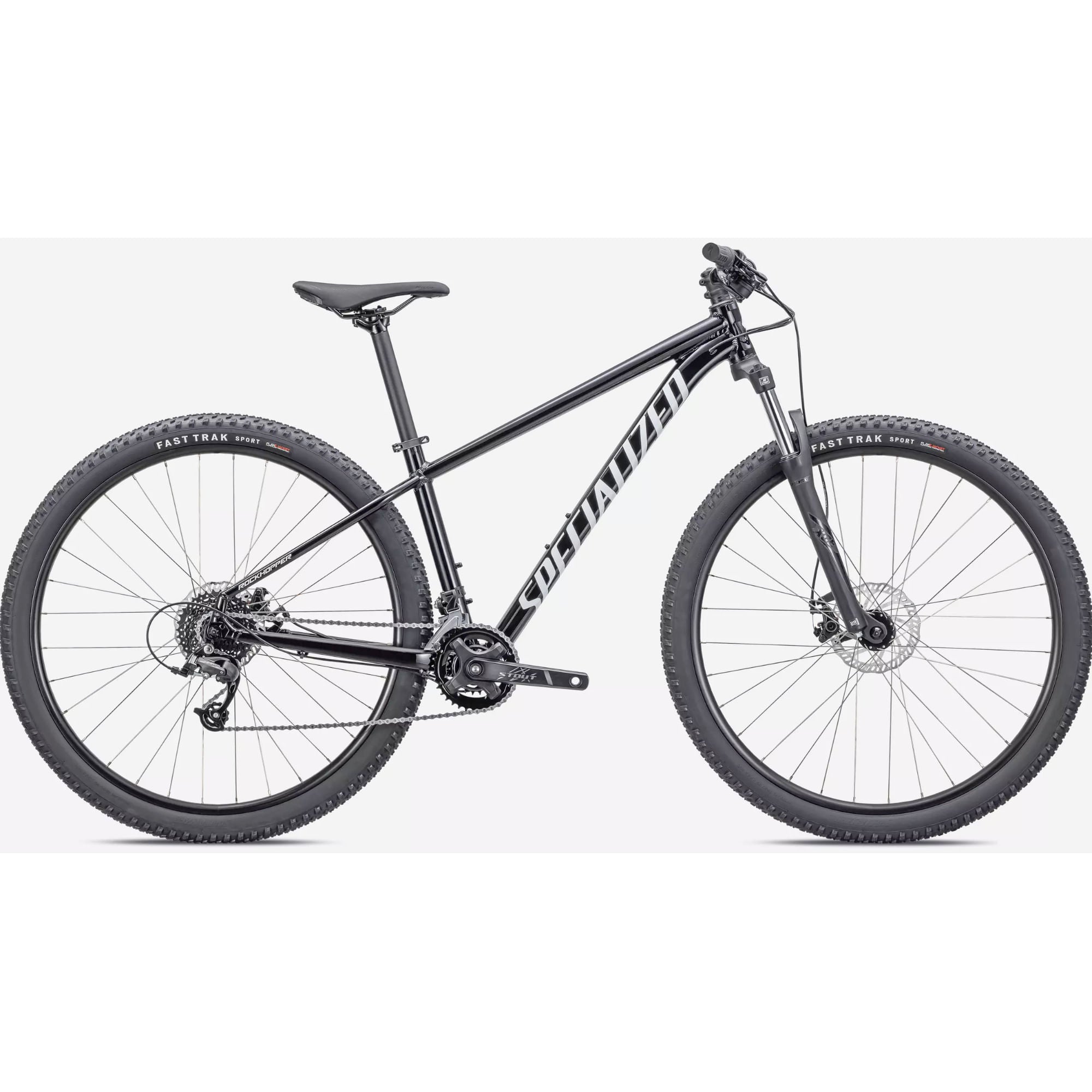 Black and white mountain bike sale