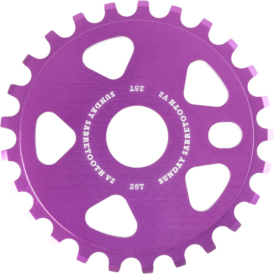 Sunday-Sabretooth-Chainwheel_Yes_Color-ANODIZED PURPLE-Size-25T