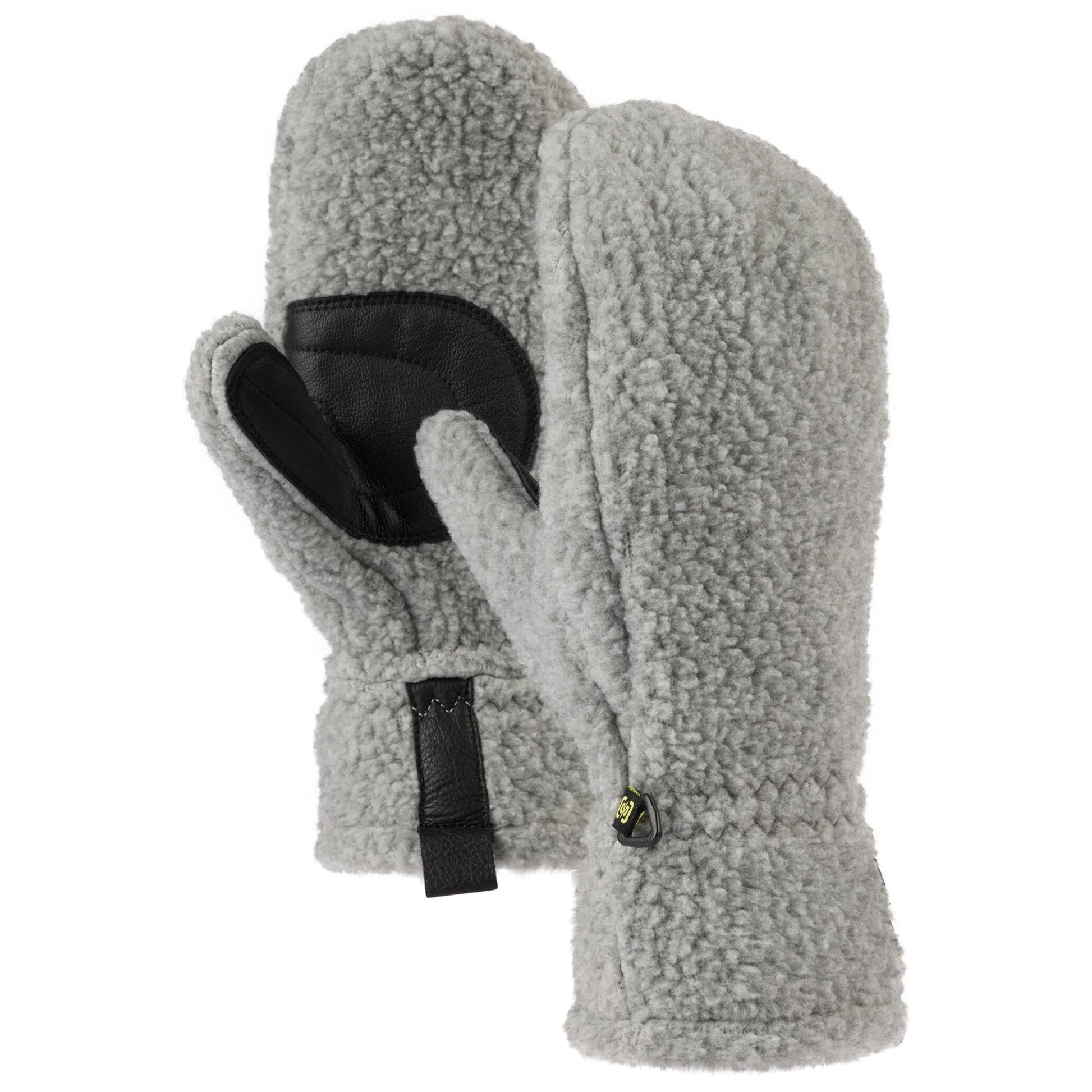 W3-Burton-Stovepipe-Fleece-Mittens-Color-Gray HeatherSize-S