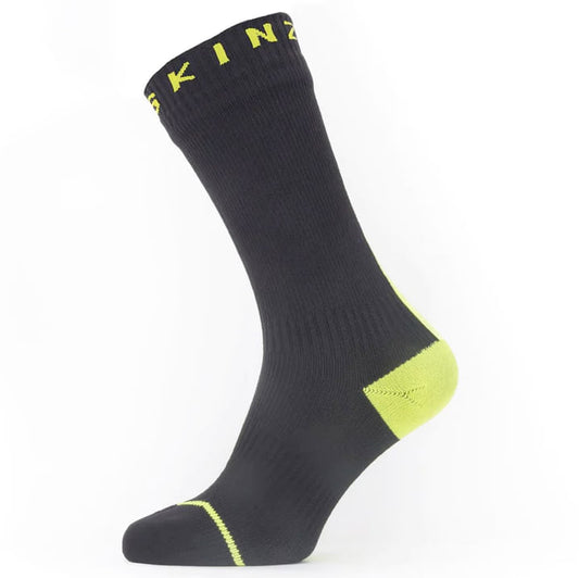 Seal-Skins-Waterproof-All-Weather-Sock_Yes_Color-Black/Neon Yellow-Size-S