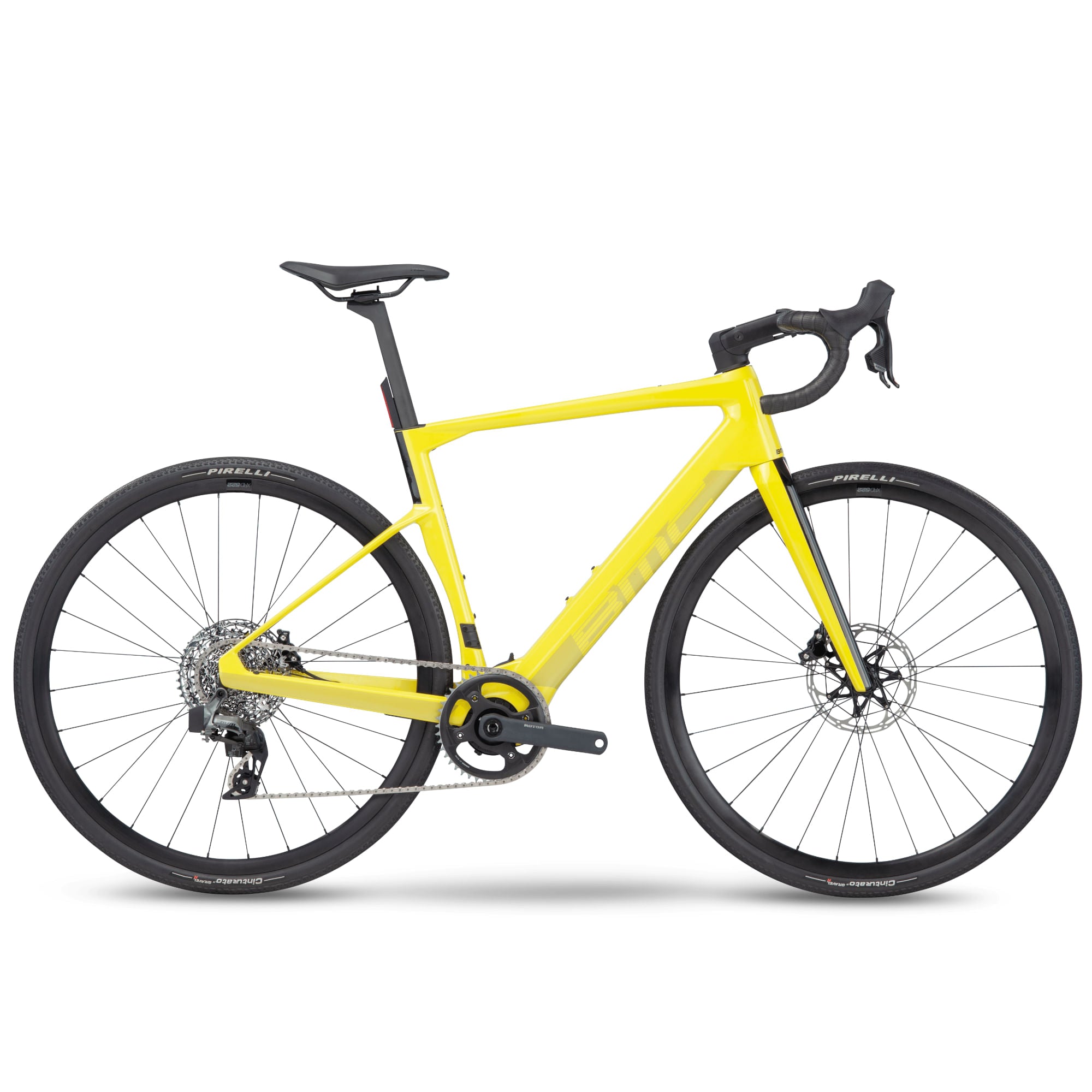 BMC Roadmachine 01 Amp x Two Lime Yellow Black 56