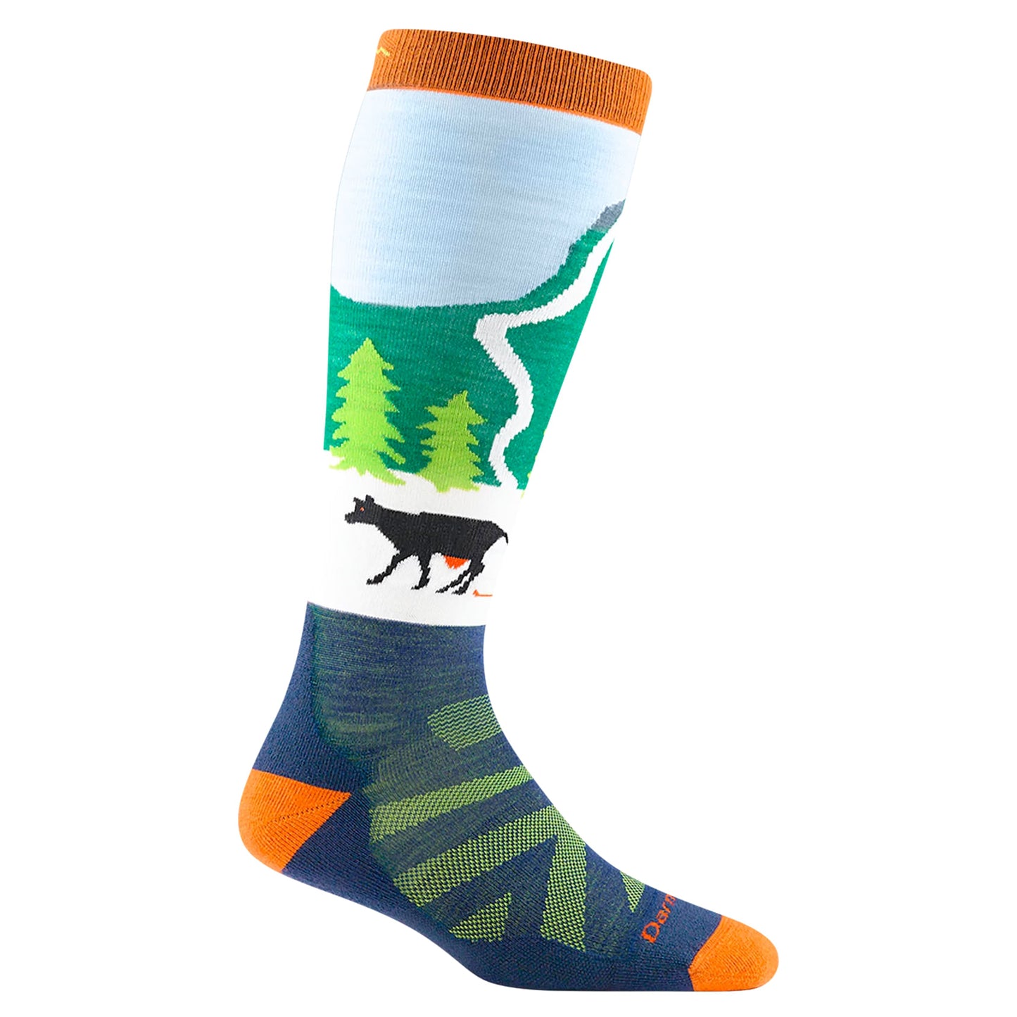 Pow Cow Over-the-Calf Midweight Kids’ Socks _Yes_Color--Size-