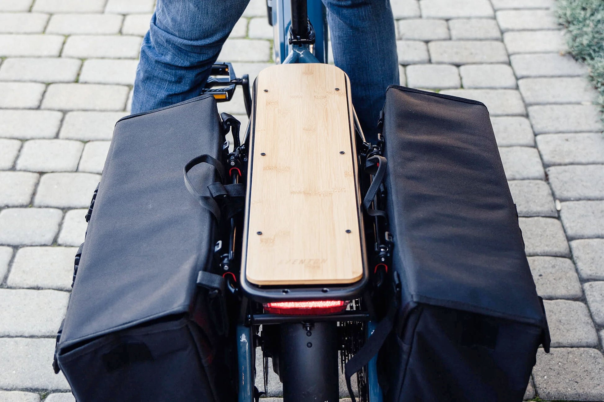 aventon abound rear rack bamboo board