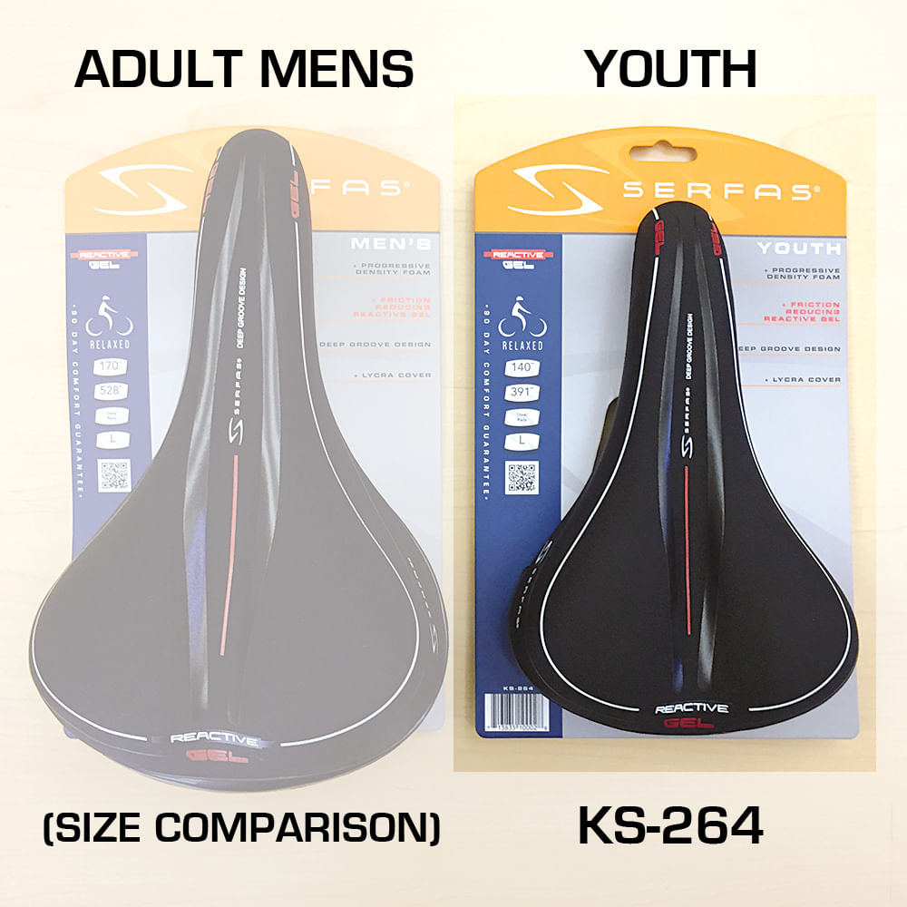 KS-264 Youth Reactive Gel Saddle_No_Color--Size-