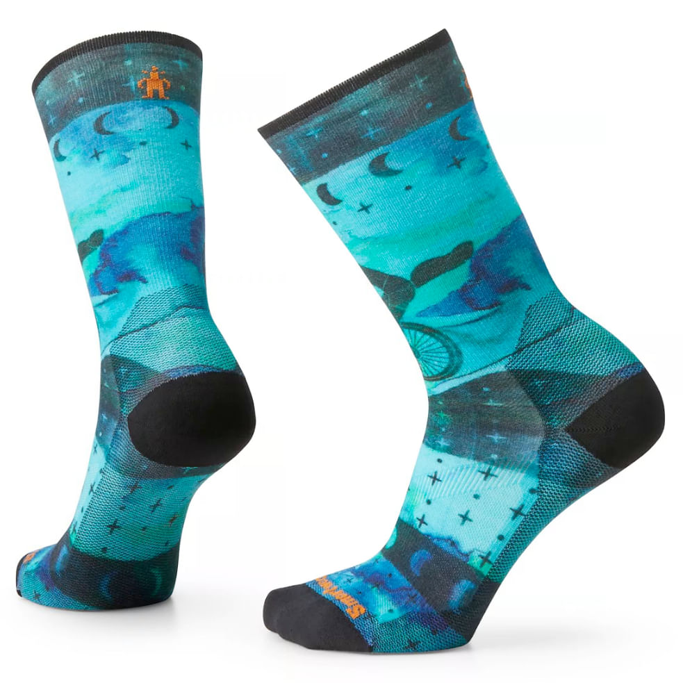 Bike Zero Cushion Celestial Print Women’s Crew Socks_Yes_Color--Size-