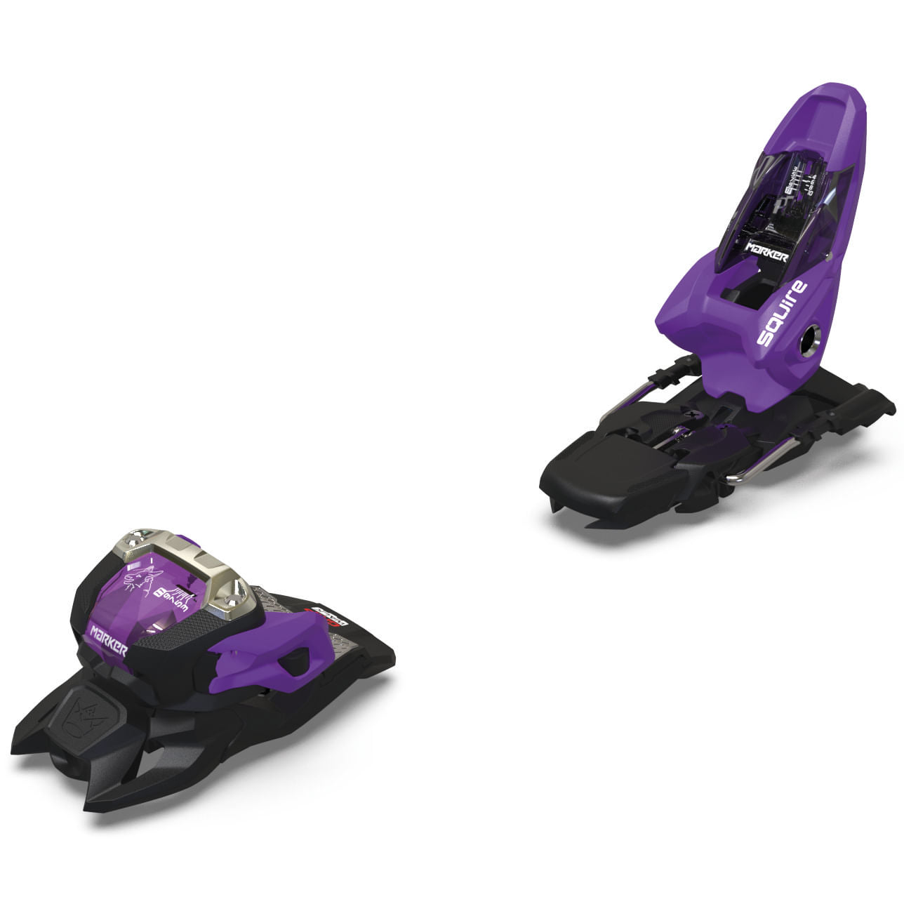 Squire11SkiBindings2025-Color-BLACK/PURPLESize-90MM