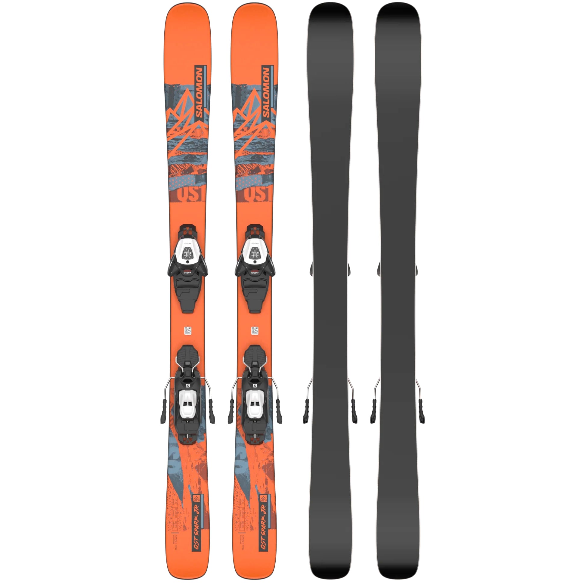 QST Spark Kids’ Skis with L6 Bindings 2024 _Yes_Color--Size-