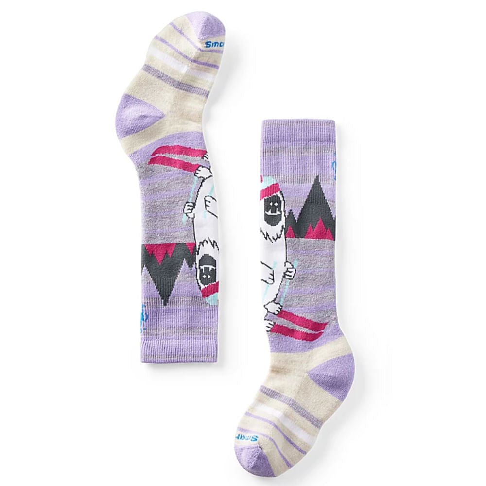 Wintersport Full Cushion Yeti Pattern Over The Calf Socks_Yes_Color--Size-