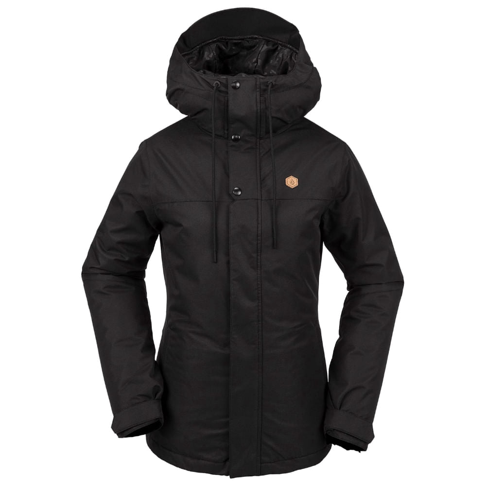 volcom bolt insulated jacket-color-black