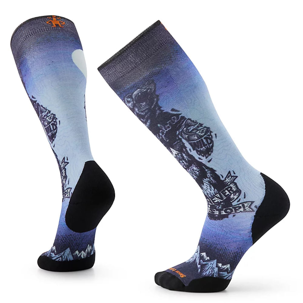 Ski Targeted Cushion Always Explore Print Over The Calf Socks_Yes_Color--Size-