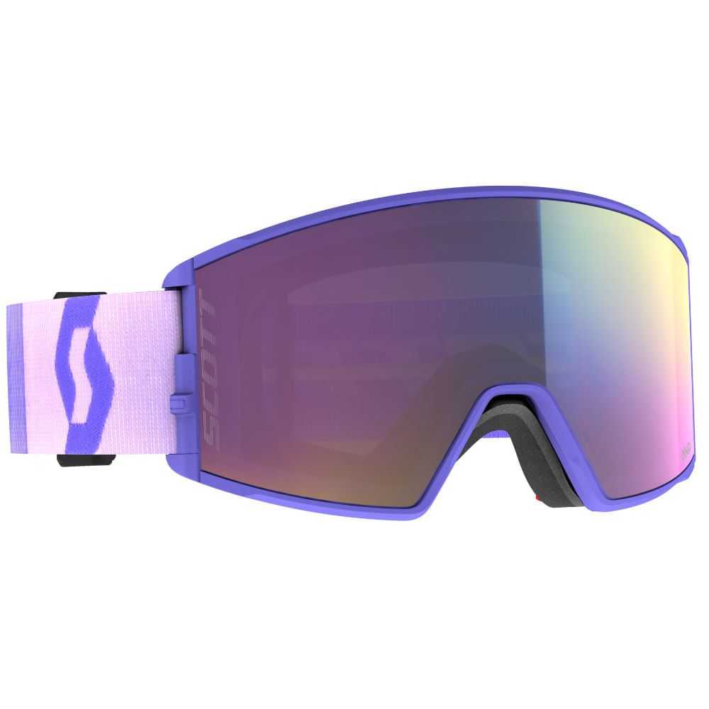 scott react goggle-color-lavender purple;enhancer teal chrome