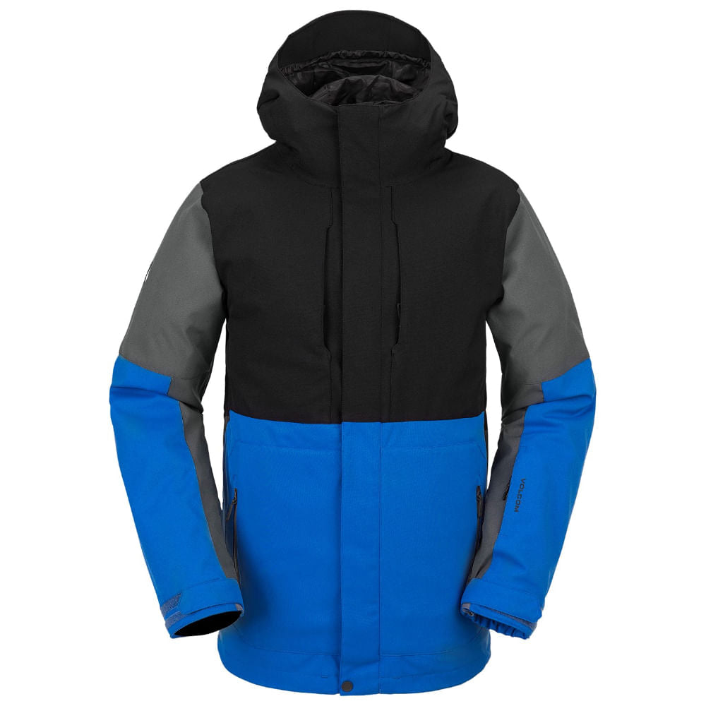 volcom v.co op insulated jacket-color-electric blue