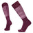 le bent glacier targeted cushion snow sock-color-mauve wine