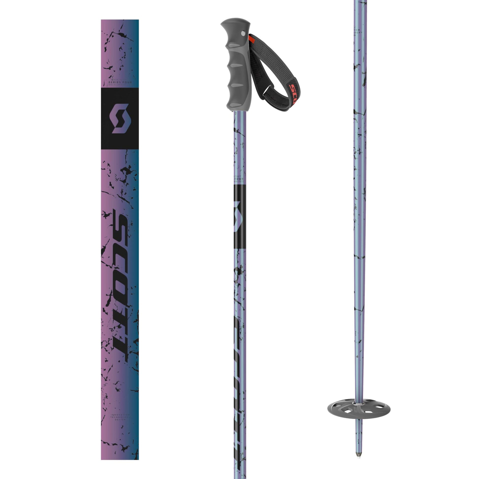 scott team issue srs ski poles 2024