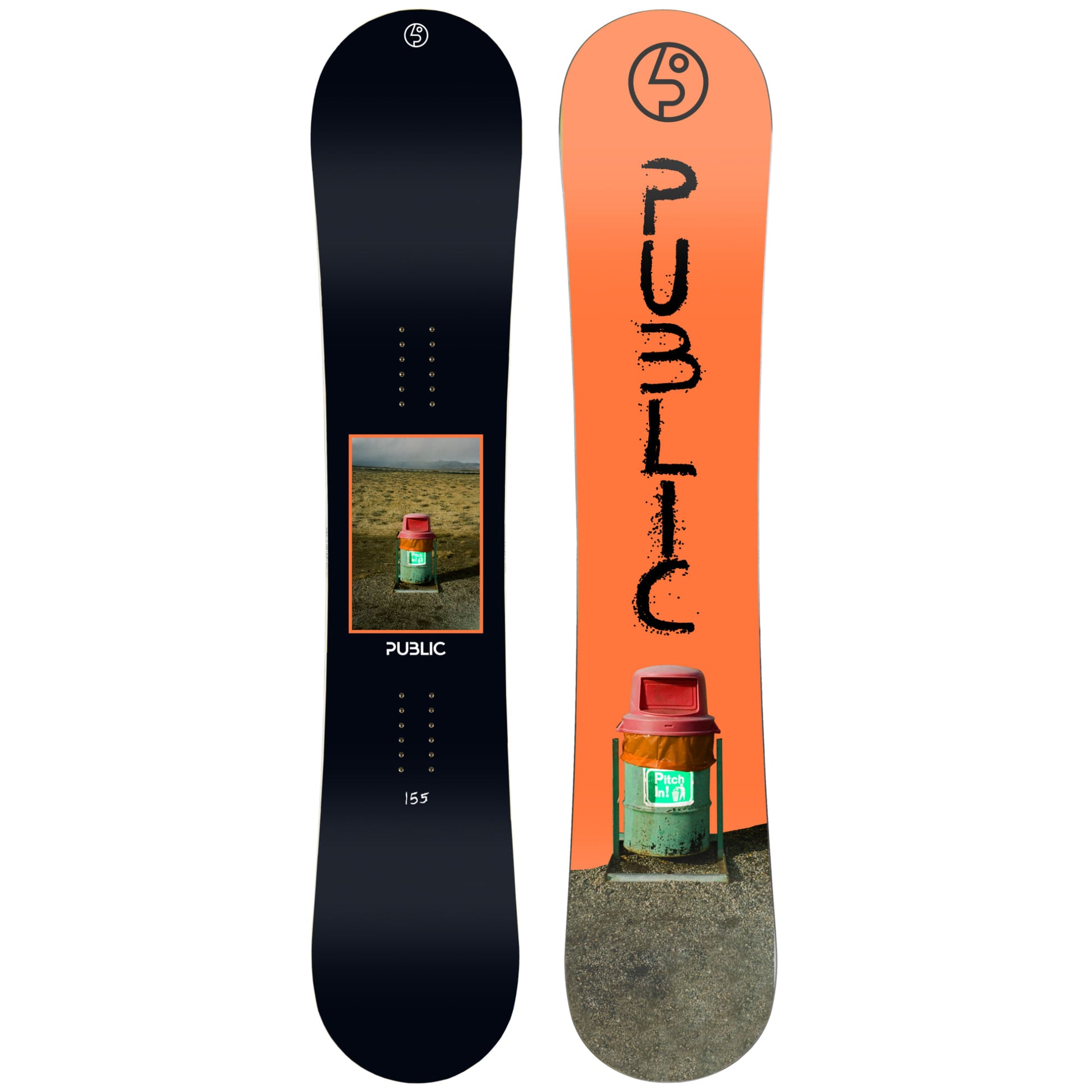 public general public snowboard 2024-size-155cm