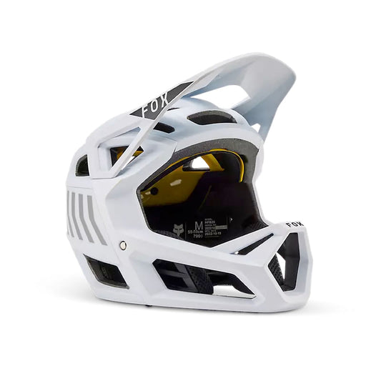 fox proframe helmet 2024-color-white