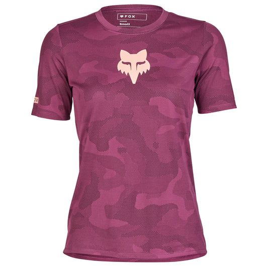 fox women’s ranger tru dri jersey-color-sangria