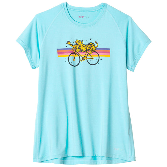 terry women’s tech tee flow-color-atoll | tigress