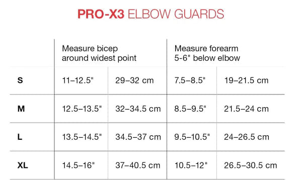 Pro-X3 Elbow Guards_No_Color--Size-