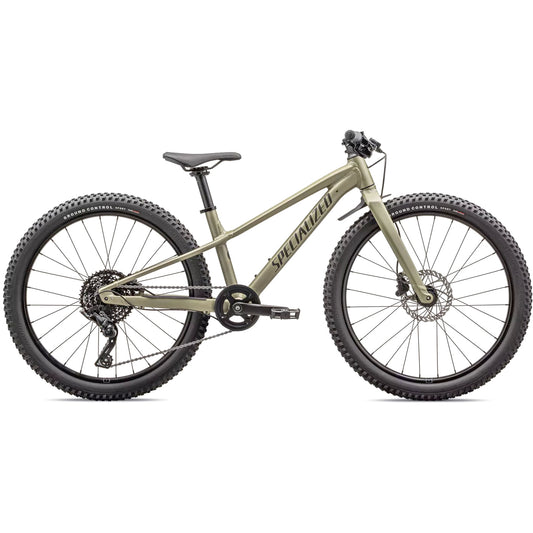 specialized 2024 riprock 24 kids’ bike-color-satin metallic spruce/dark moss green