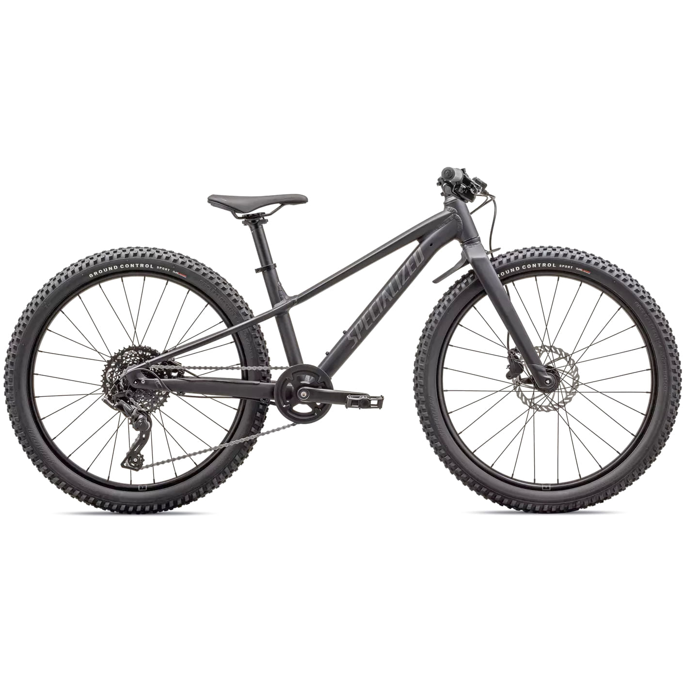 specialized 2024 riprock 24 kids’ bike-color-satin cast black/smoke