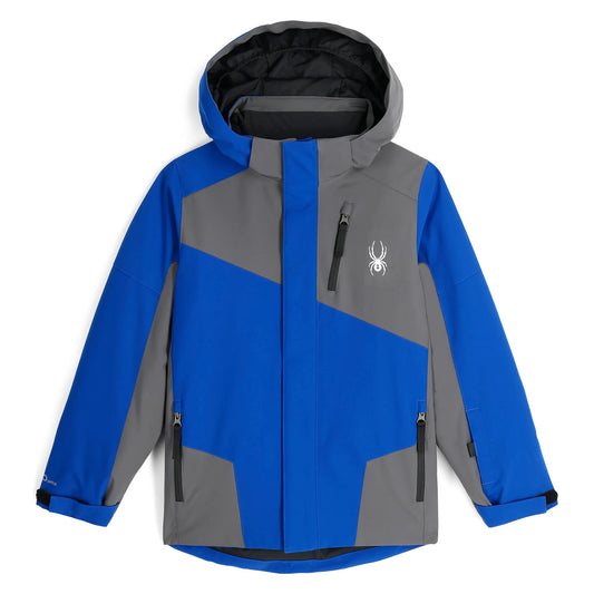 spyder turner kids’ jacket-color-electric blue