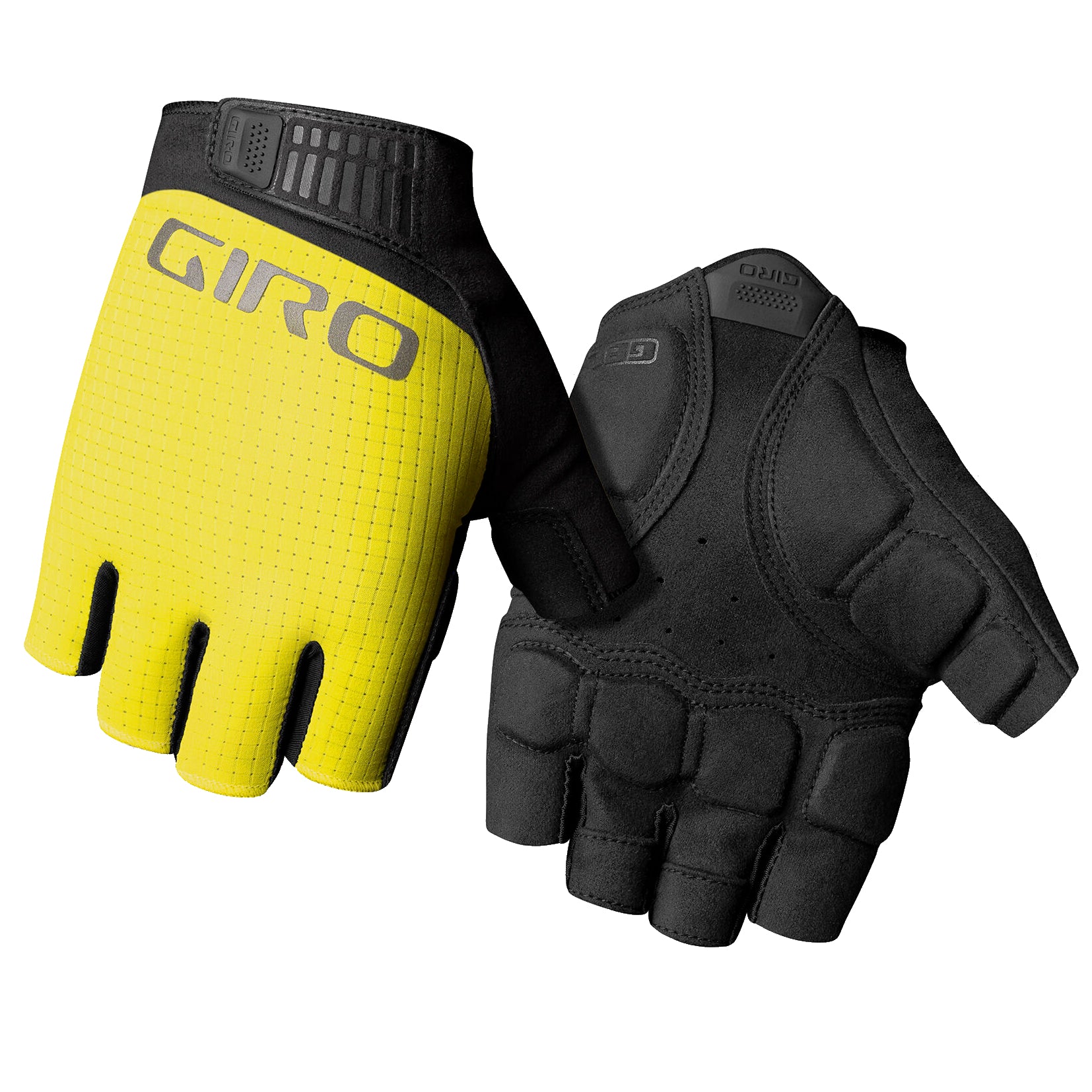 giro bravo ii men’s gloves-color-highlight yellow