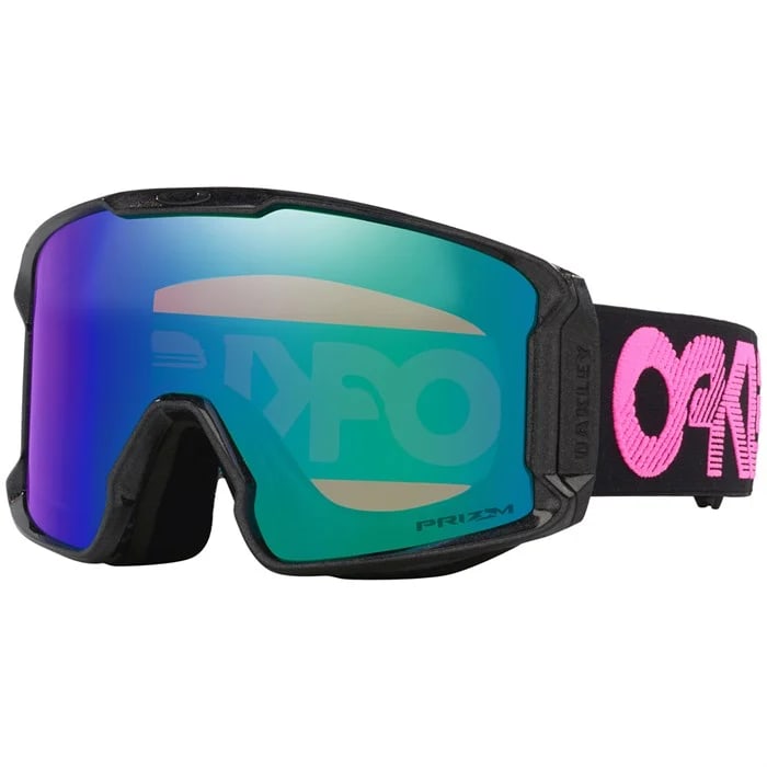 oakley line miner l snow goggle-color-black galaxy+prizm argon iridium