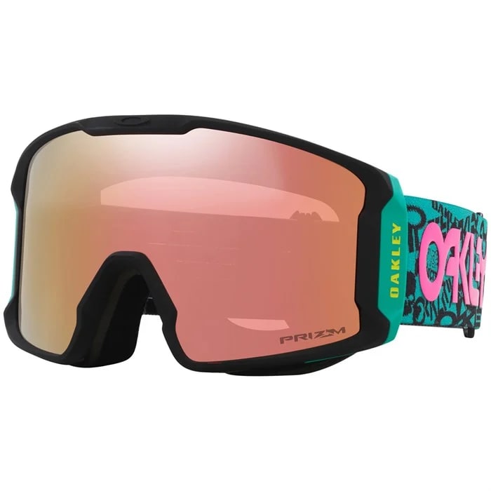 oakley line miner l snow goggle-color-logo collage+prizm rose gold