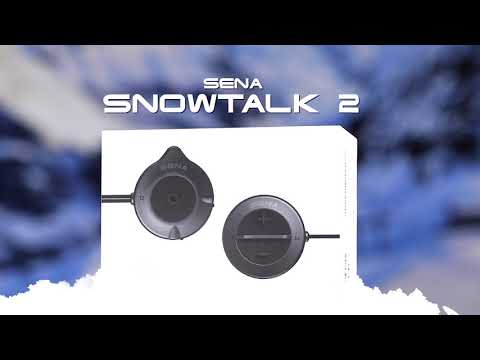 sena snowtalk 2 bluetooth headset with intercom for snow helmets