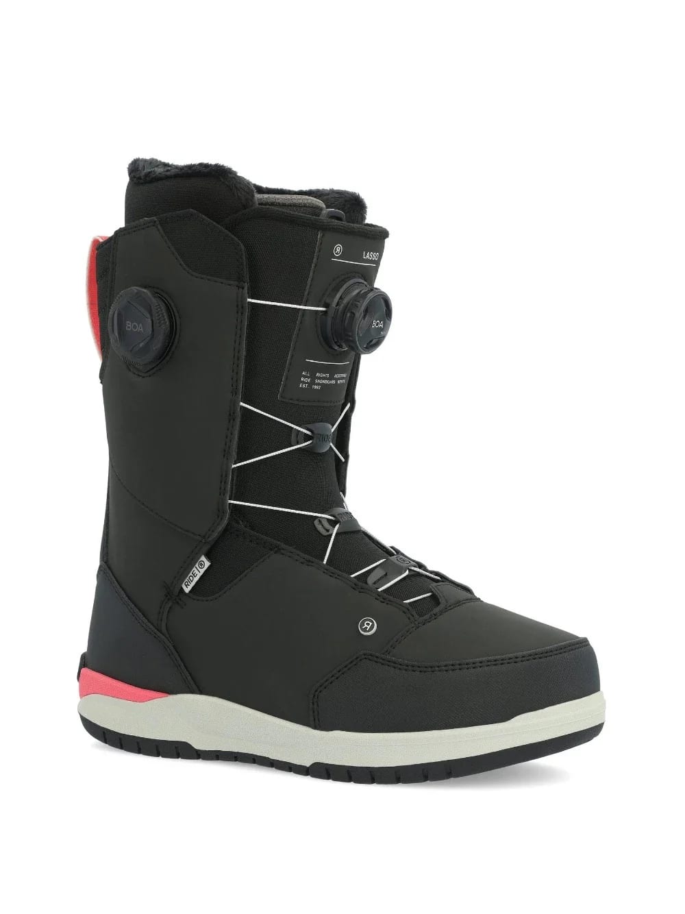 ride lasso snowboard boots 2024-color-pink