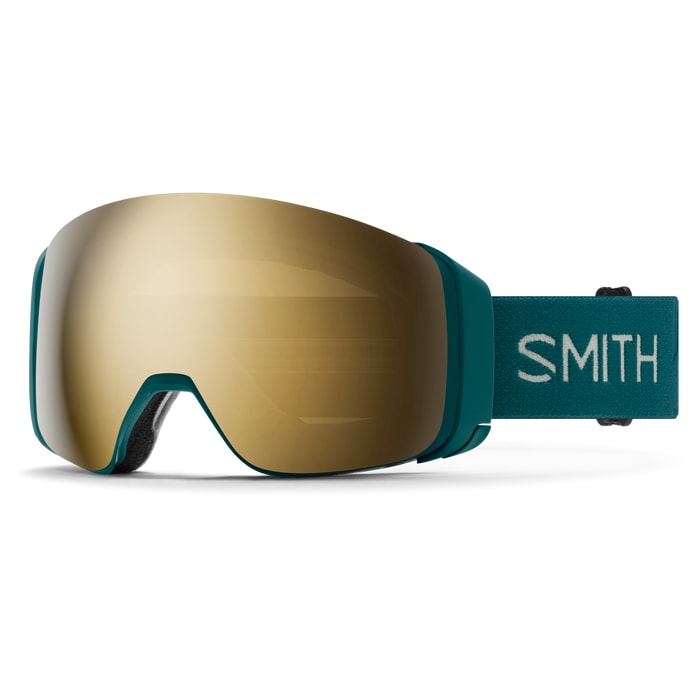 smith 4d mag goggles-color-malachite  chromapop sun black gold mirror