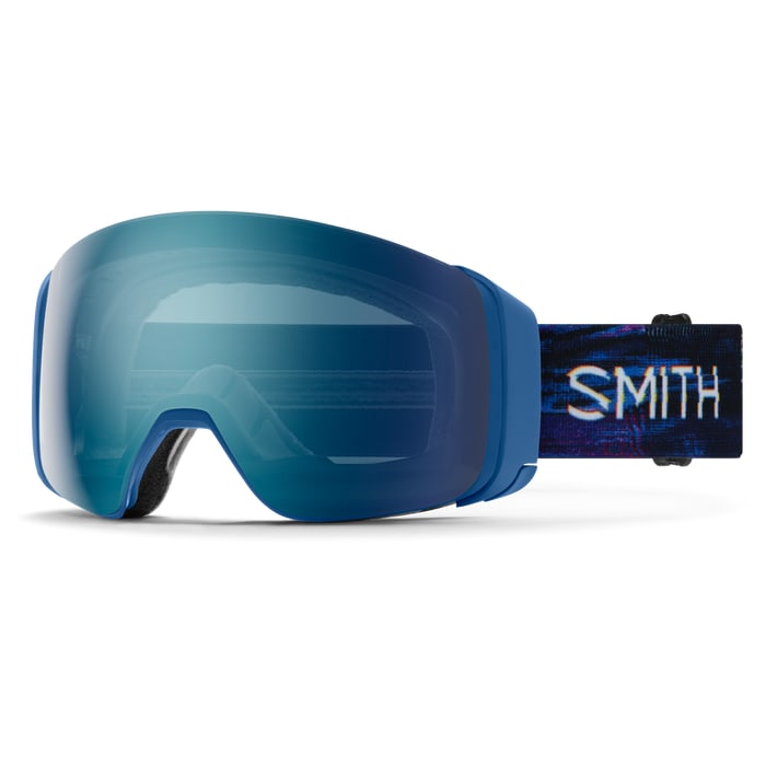 smith 4d mag goggles-color-true blue glitch  chromapop everyday blue mirror