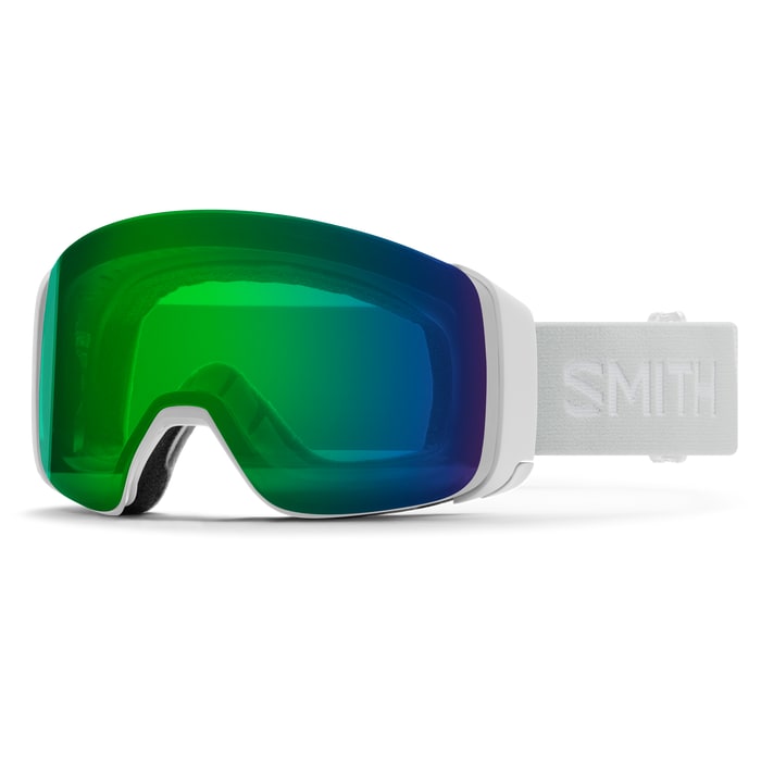 smith 4d mag goggles-color-white vapor  chromapop everyday green mirror