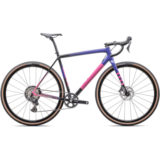 specialized 2025 crux comp road bike-color-gloss carbon/purple haze/rebel pink/birch