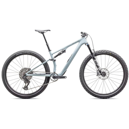 specialized 2025 epic 8 comp evo full suspension mountain bike-color-seafoam/cast blue metallic